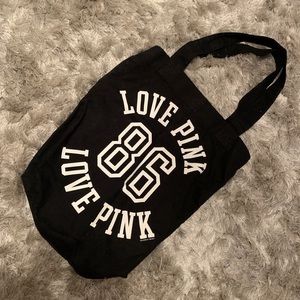 Victoria’s Secret PINK black tote bag